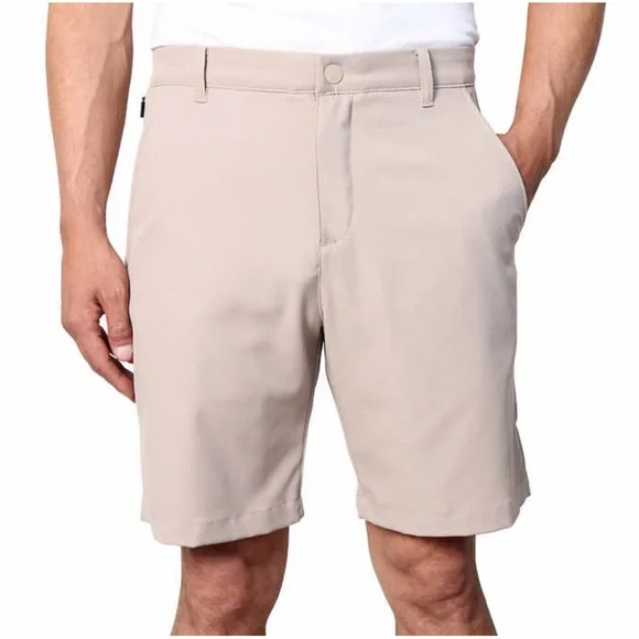 Kirkland Signature Performance Shorts- Navy. Zip And